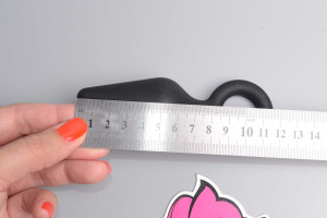 Plug anal cu urechea Soft Feel, mic, dimensiuni