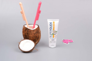 SUPERGLIDE Gel lubrifiant cu nucă de cocos (75 ml)