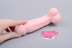Dildo cu silicon median