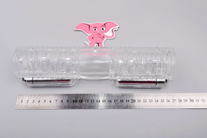 Masturbator vibrator cu două fețe Head to Head (26,5 cm), dimensiuni