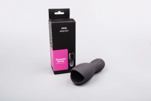 Masturbator vibrator Squeeze-peasy (14 cm), ambalaj