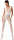 Salopeta Charming Garter, alb